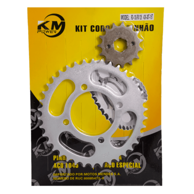 KIT CORONA PIÑON 38 X 15 RD/RX KM POWER